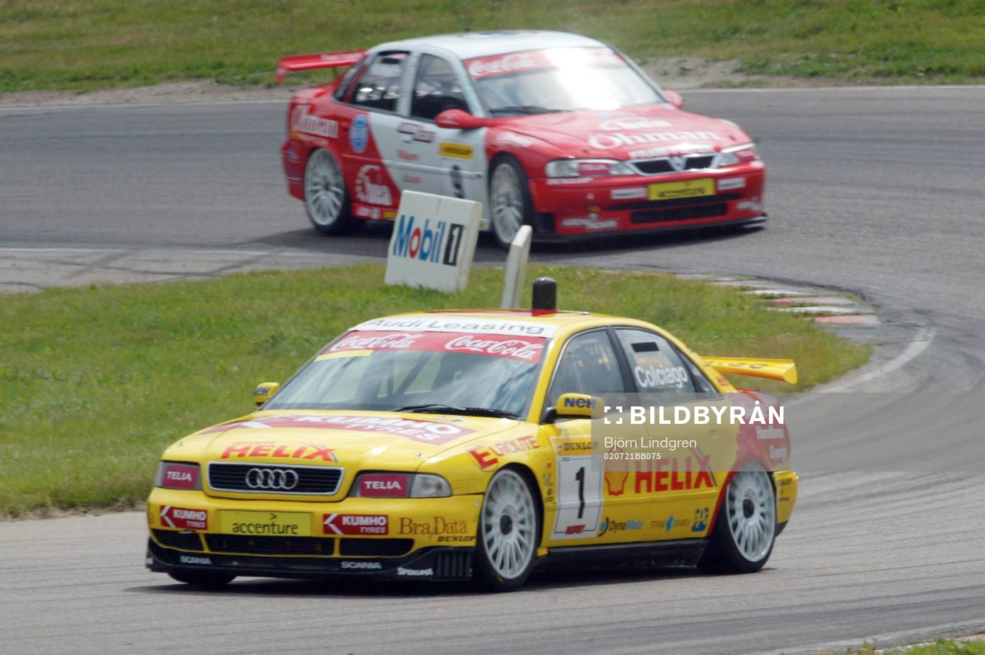 Motor, STCC, Roberto Colciago leder här före Nicklas