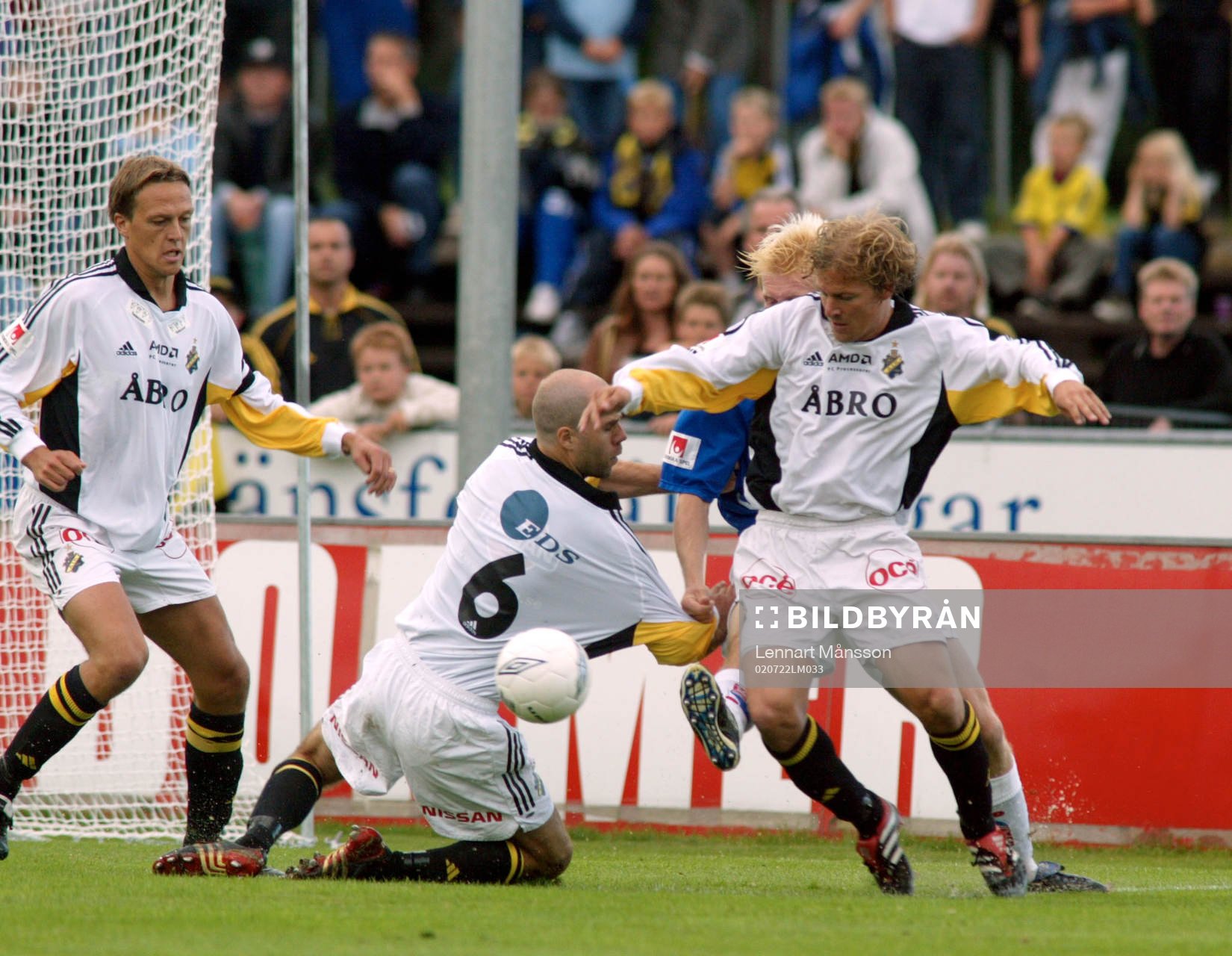 Jonas Forsberg, Teddy Lucic och  Daniel Tjernström, AIK