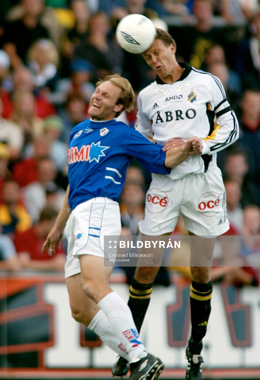 Torbjörn Arvidsson, Halmstad och Svante Samuelsson, AIK