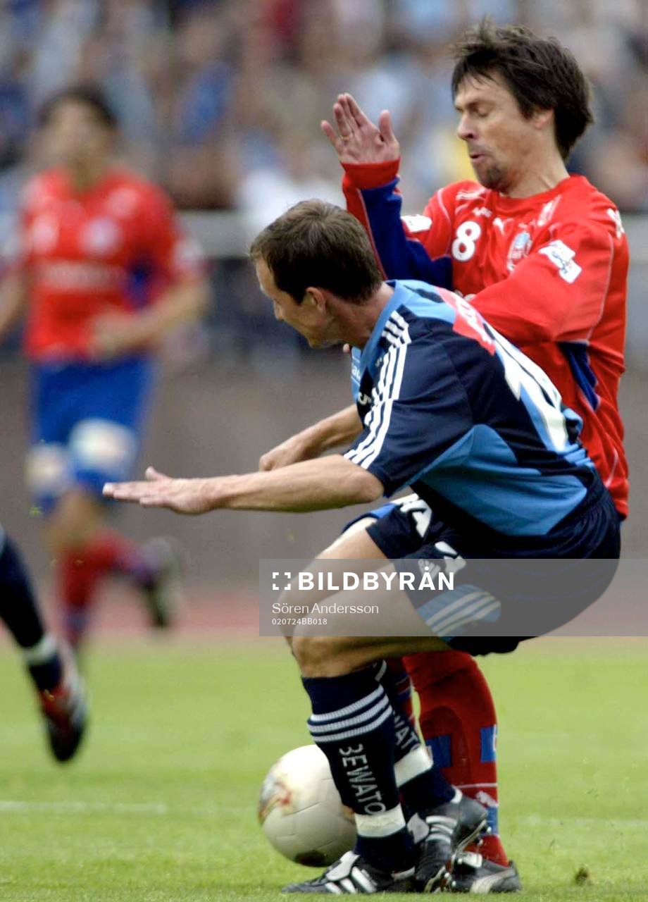  Nicklas Rasck, Djurgården och Lars Bakkerud, Helsingborg.