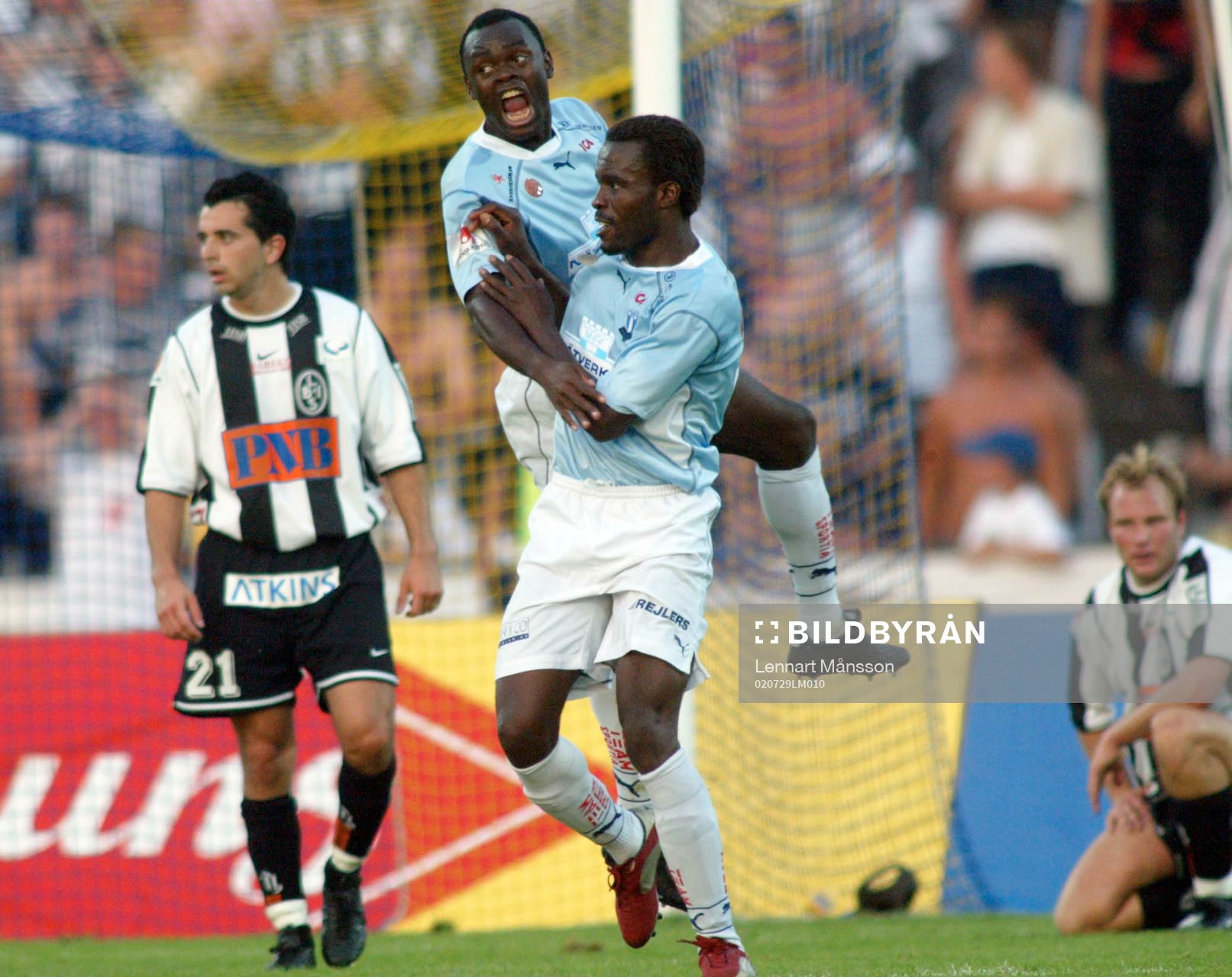 Joseph Elanga och Peter Ijeh, Malmö jublar, jubel