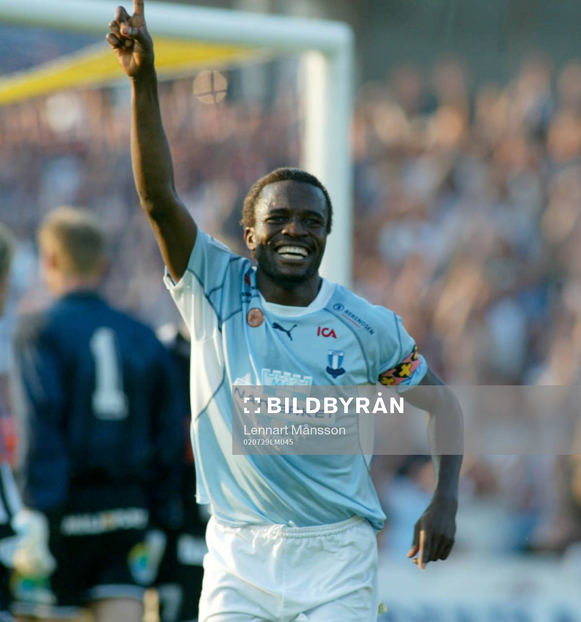 Peter Ijeh, Malmö FF. Mål. Jubel