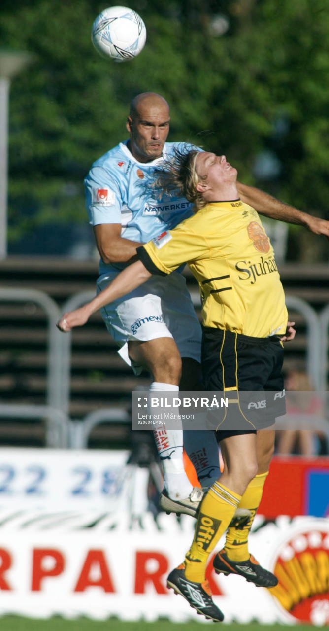 Daniel Majstorovic, Malmö och Lars Nilsson, Elfsborg