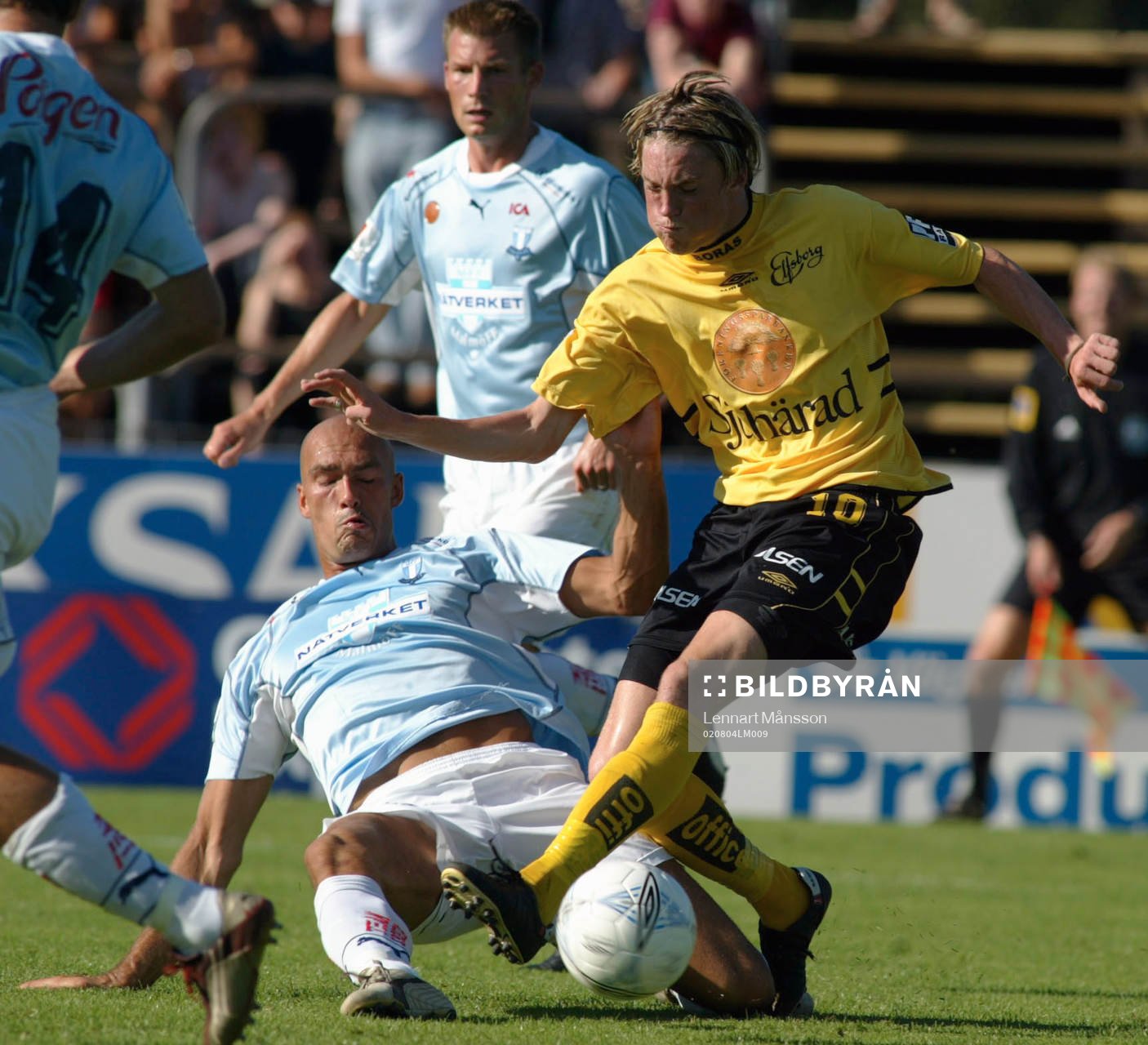 Daniel Majstorovic, Malmö och Lars Nilsson, Elfsborg