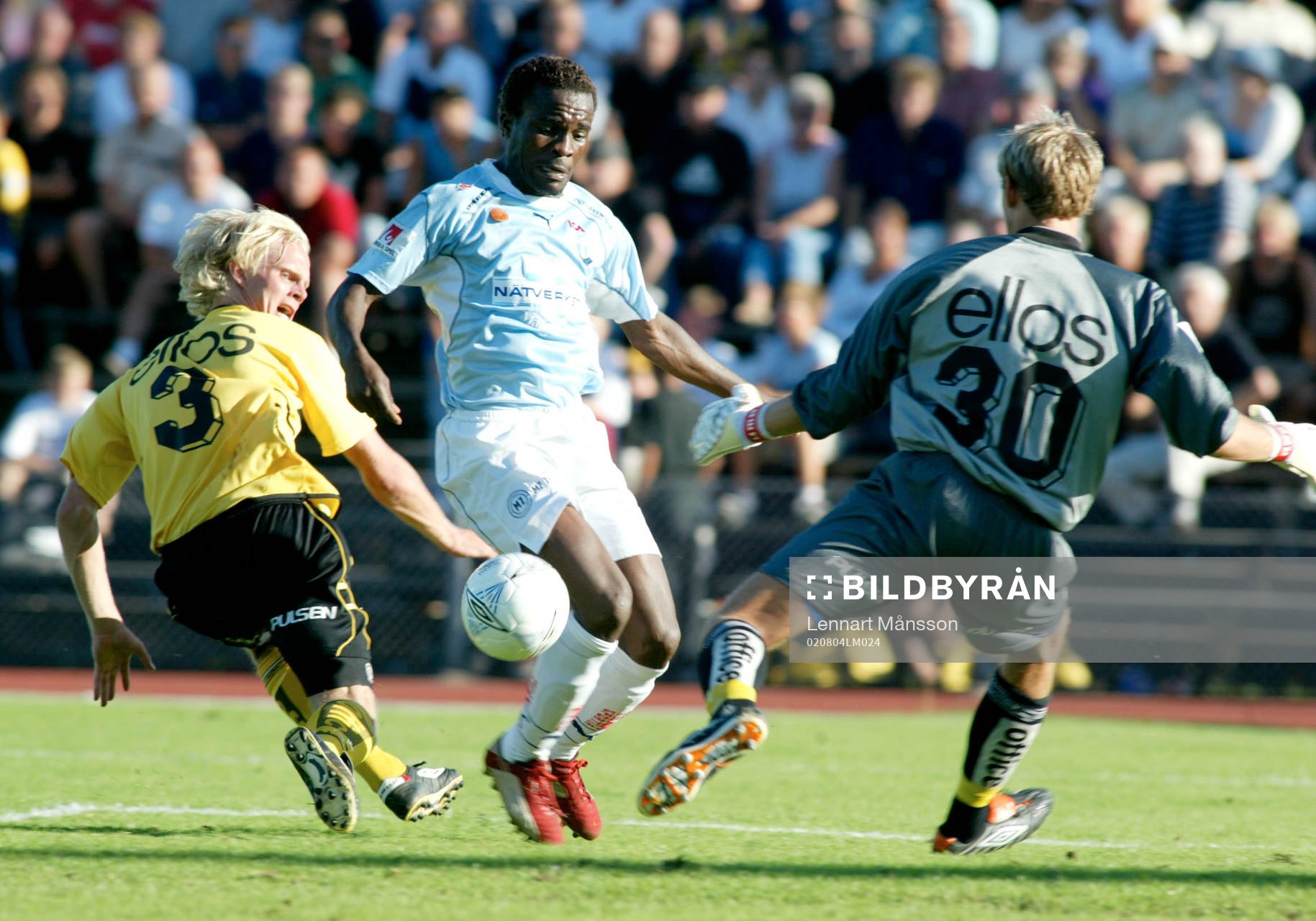 Peter Ijeh mot Johan Sjöberg och Johan Wiland