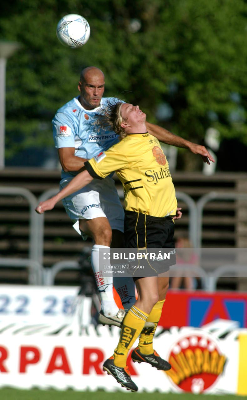 Daniel Majstorovic nickduellerar med Andreas Drugge