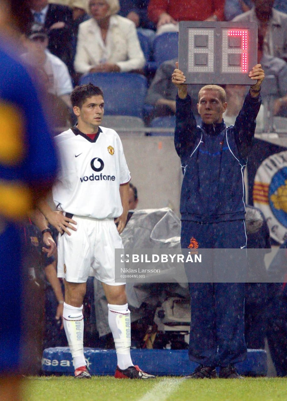 David Beckham och Bojan Djordjic, Manchester