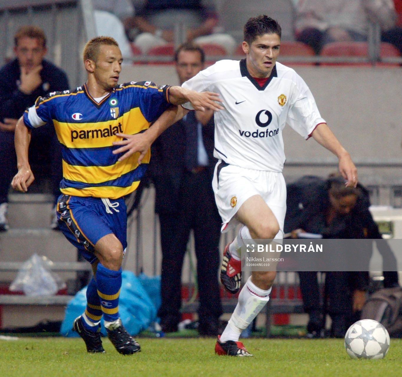 Fotboll, Amsterdam Tournament, Manchester United - Parma