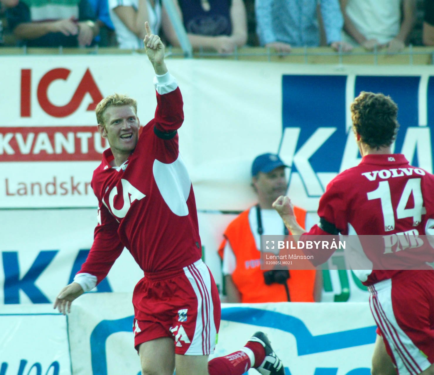  Sebastian Henriksson, Göteborg. Jubel.