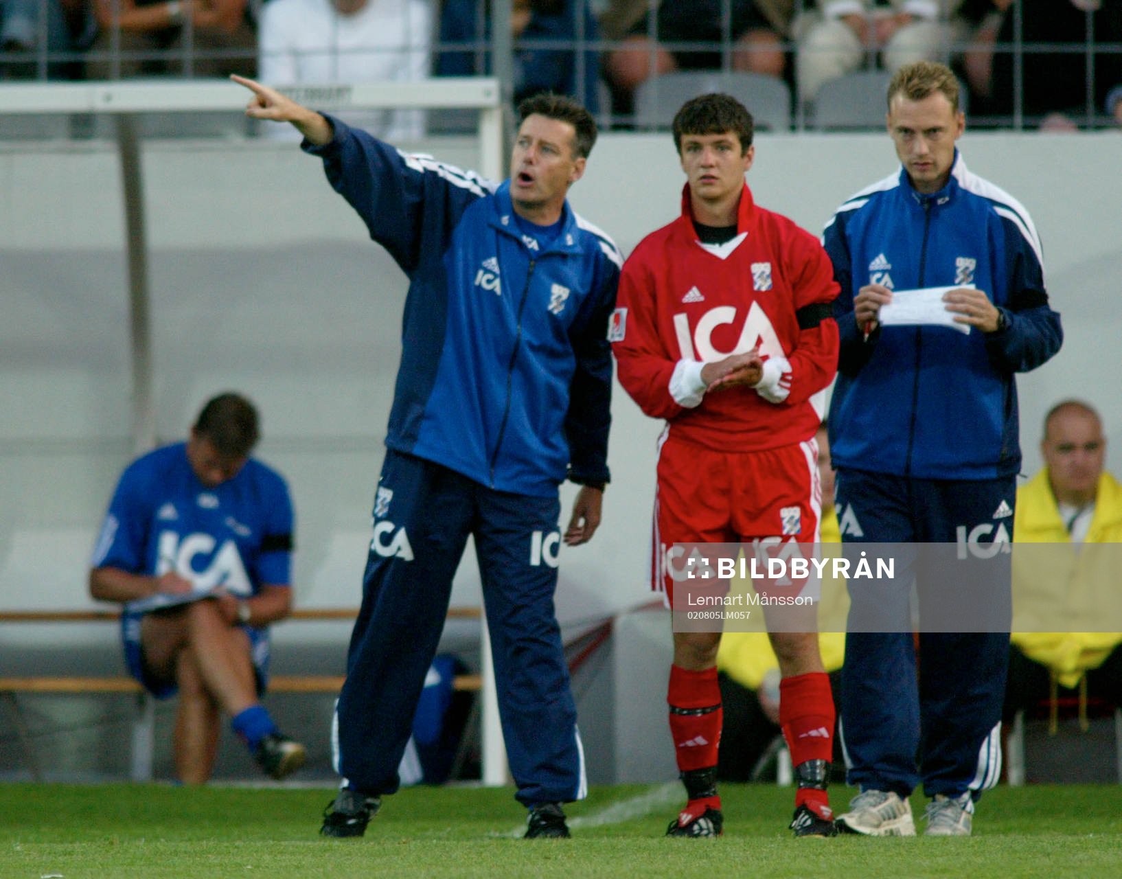 Stefan Lundin och Jonas Olsson, tränare,  IFK Göteborg, i