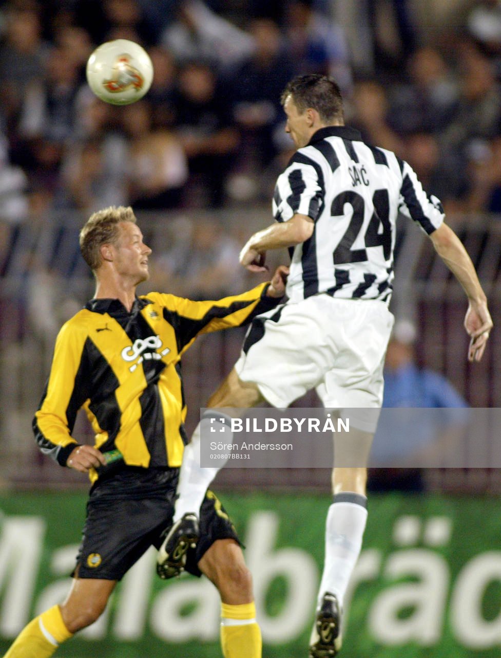  Peter Markstedt, Hammarby och Savic, Partizan.
