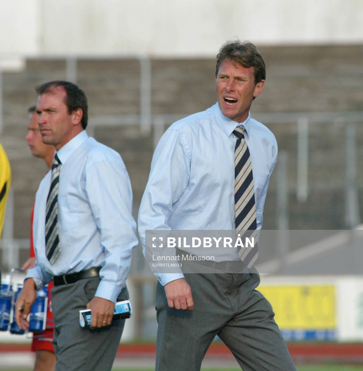 Tor Arne Fredheim och Håkan Eriksson, tränare