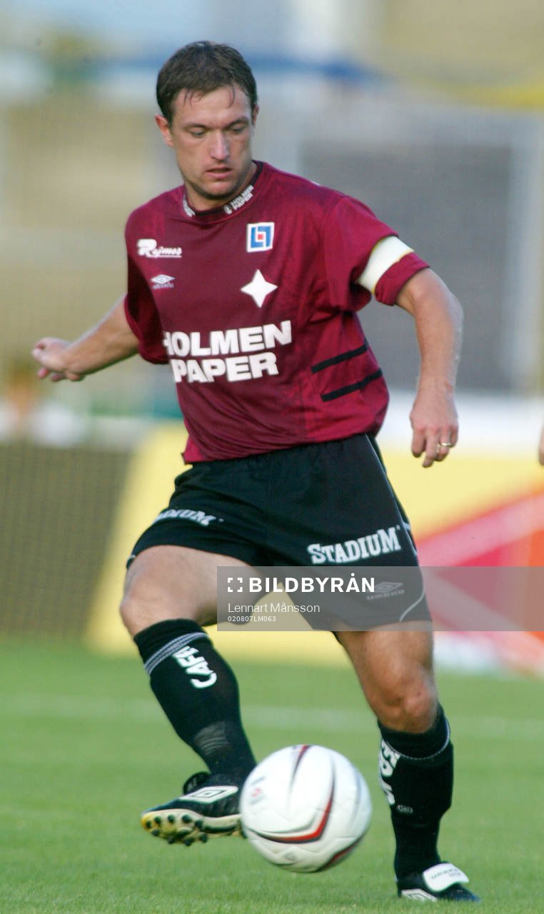 Mikael Blomberg, Norköping. Bredsida. Passning