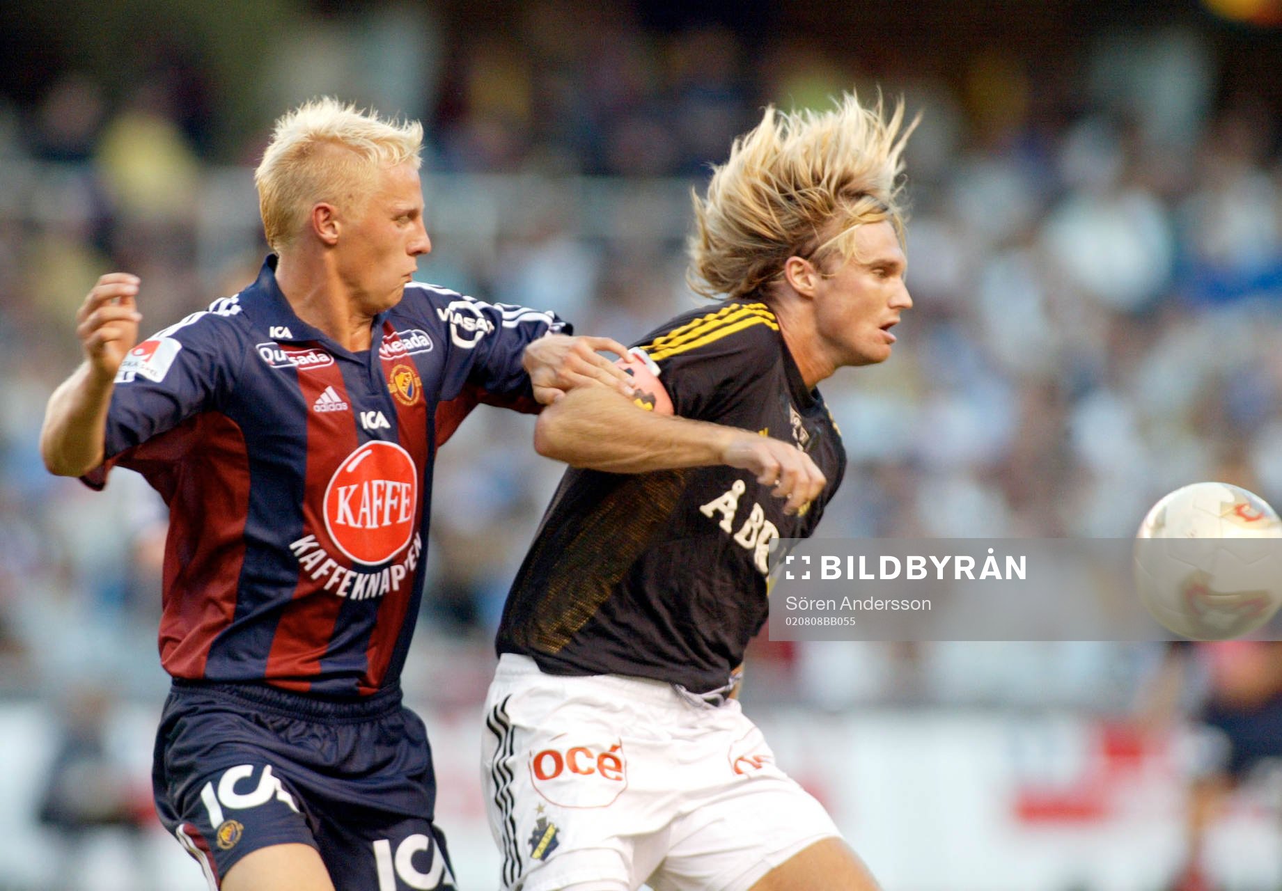 Andreas Andersson, AIK och Richard Henriksson, Djurgården