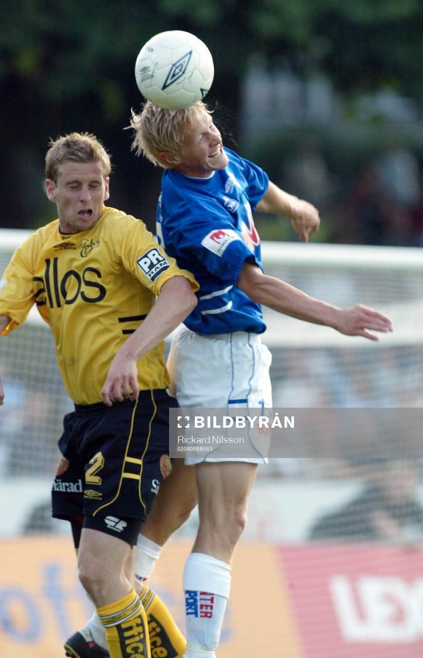 Magnus Andersson, Halmstad och Daniel Ung, Elfsborg.