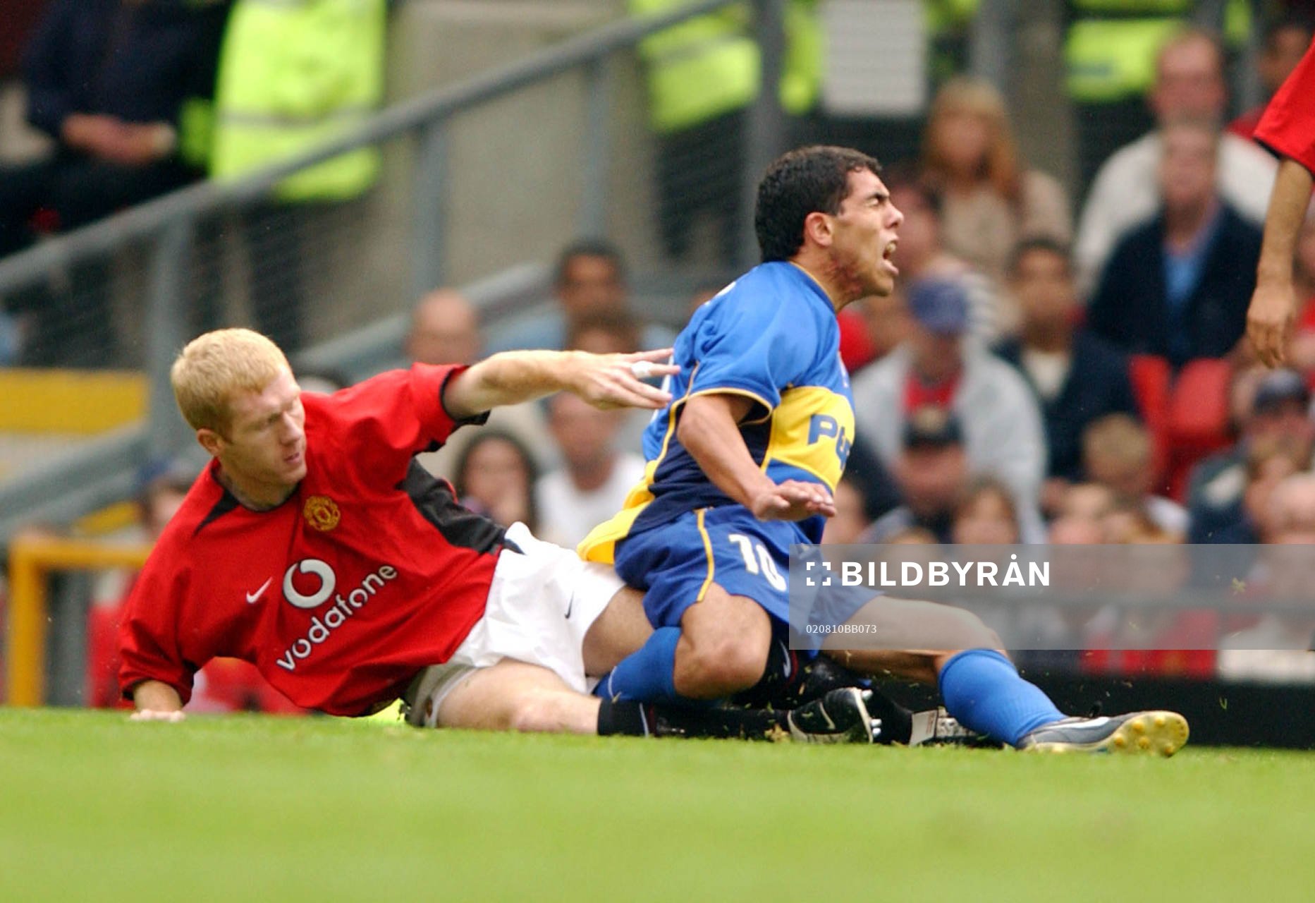 Carlos Tevez, Boca Juniors och Paul Scholes, Manchester