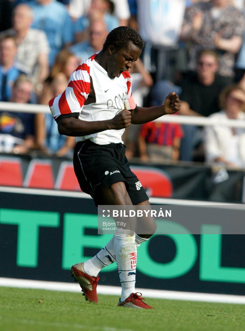 Peter Ijeh, Malmö, mål, jubel
