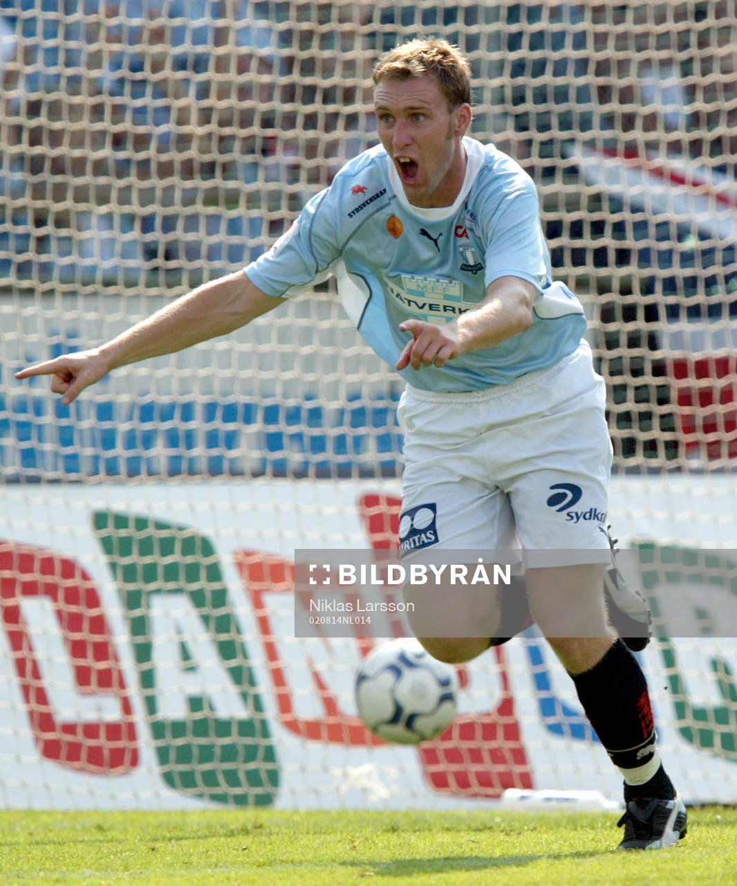 Niklas Skoog, Malmö FF, jublar