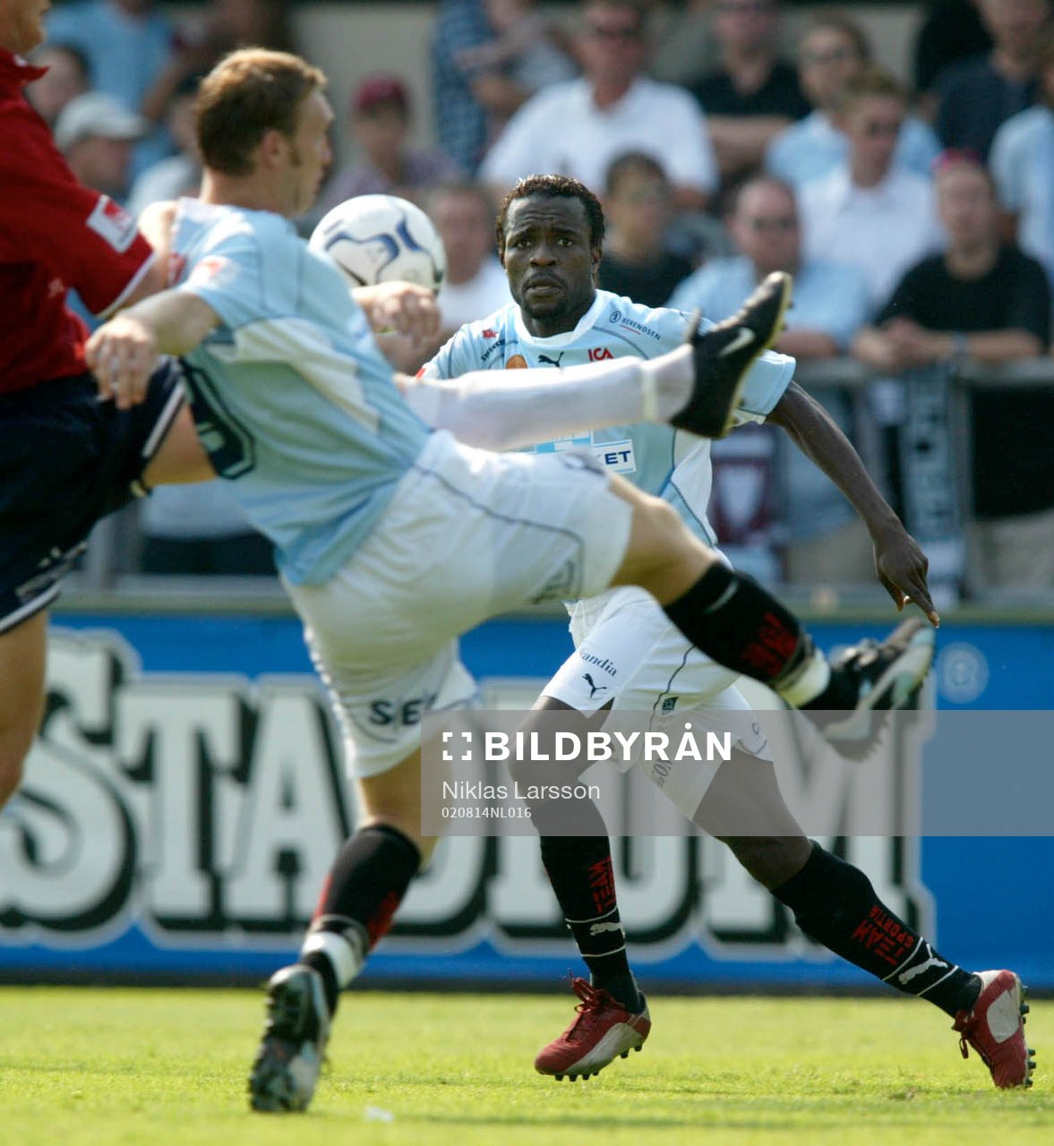 Anfallsparet Peter Ijeh och Niklas Skoog, Malmö FF