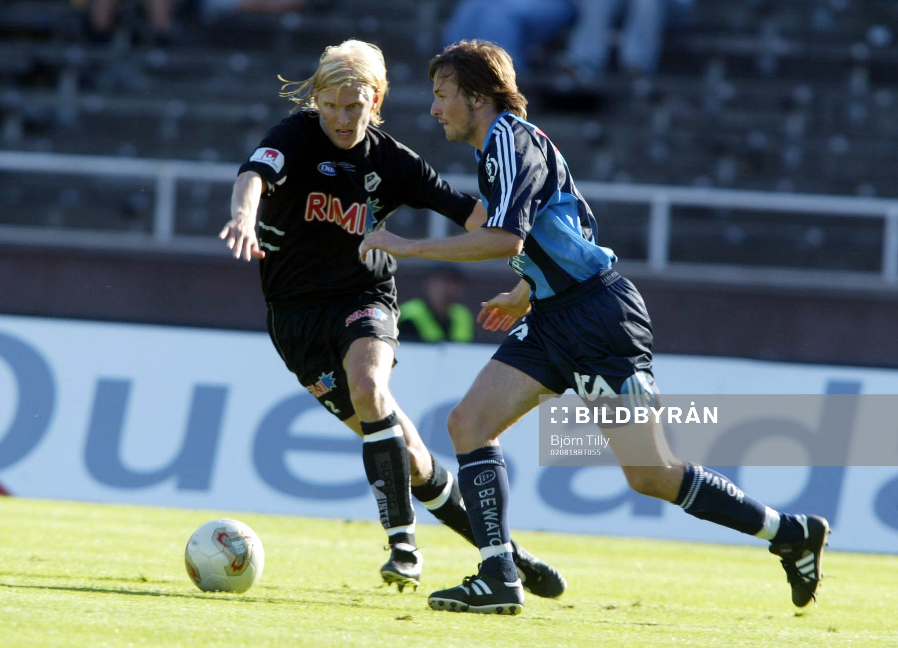 Per Johansson, Halmstad och Stefan Bärlin, Djurgården