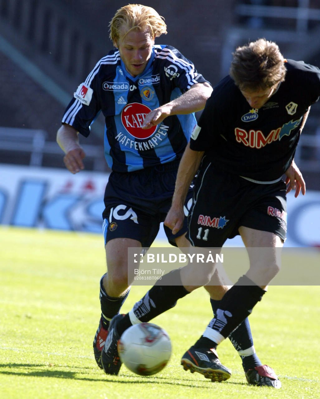 Mikael Nilsson, Halmstad och Mikael Dorsin, Djurgården