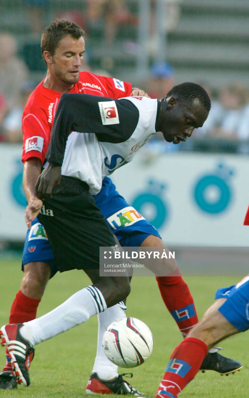  Kenneth Rasmussen, Helsingborg och Paul Oyuga, Örebro