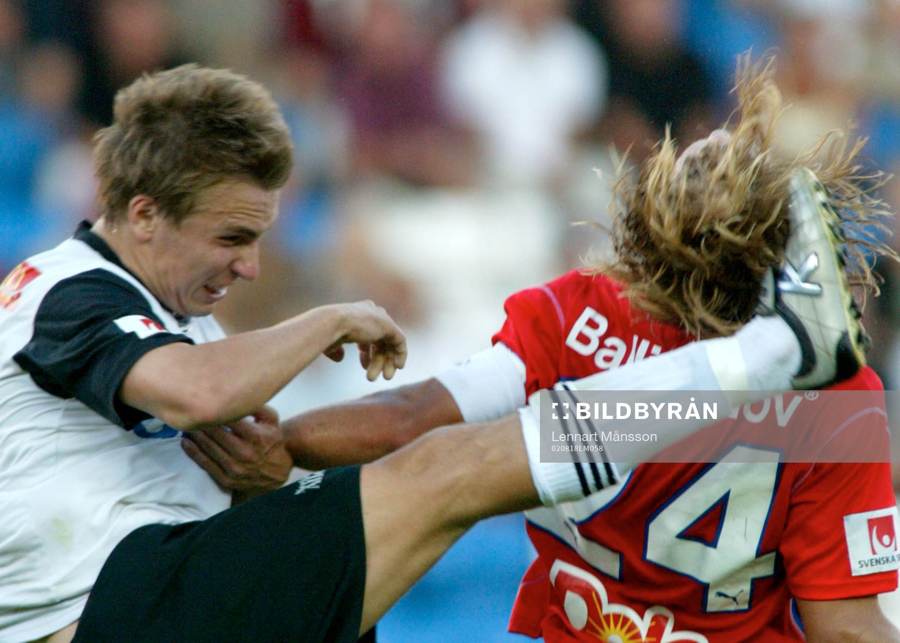 Hög spark, Jon Lundblad mot Jesper Jansson