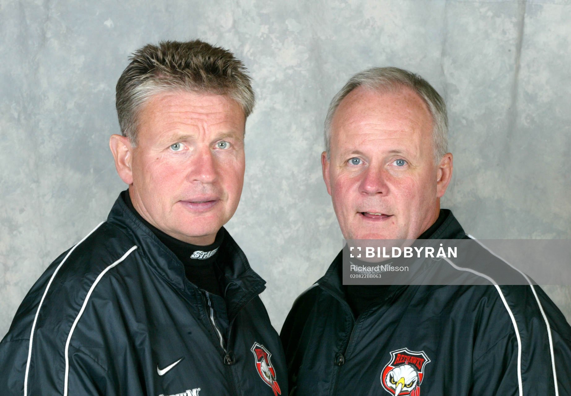 Per Bäckman och Gunnar Johansson, tränare