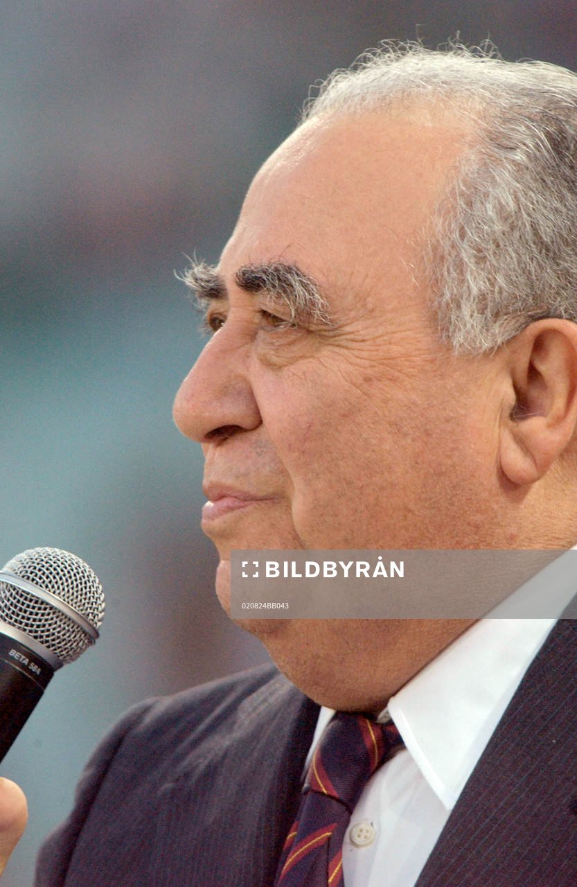  Franco Sensi, president, Roma.