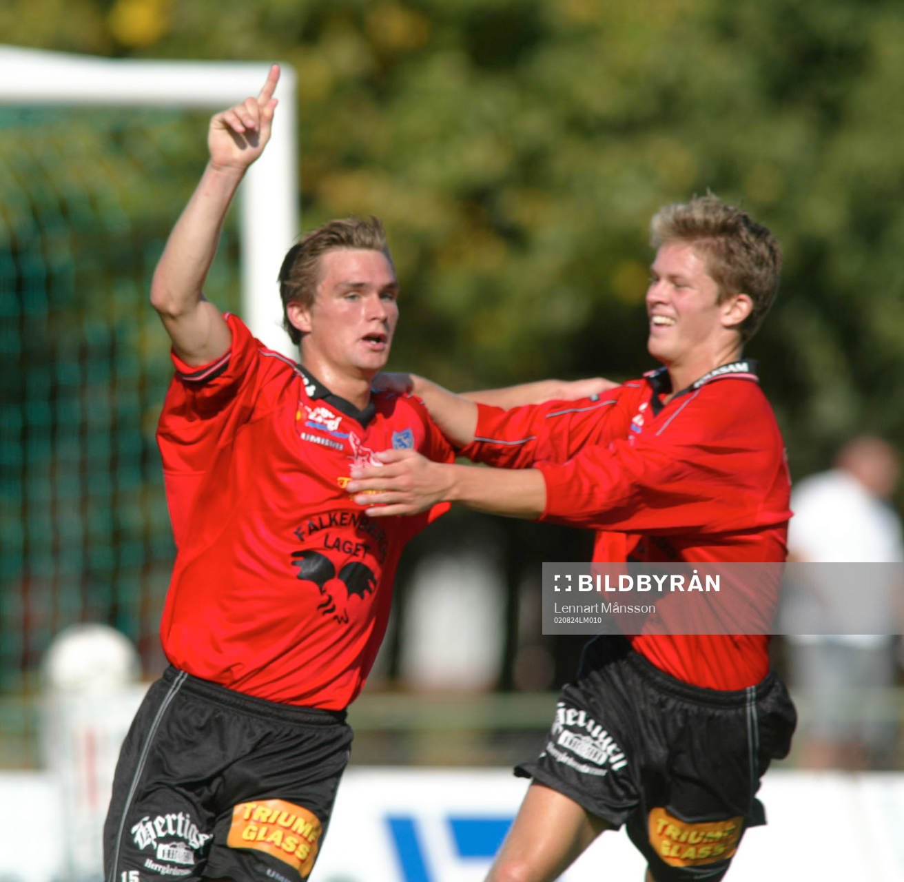 Patrik Lennartsson, Falkenberg, jubel