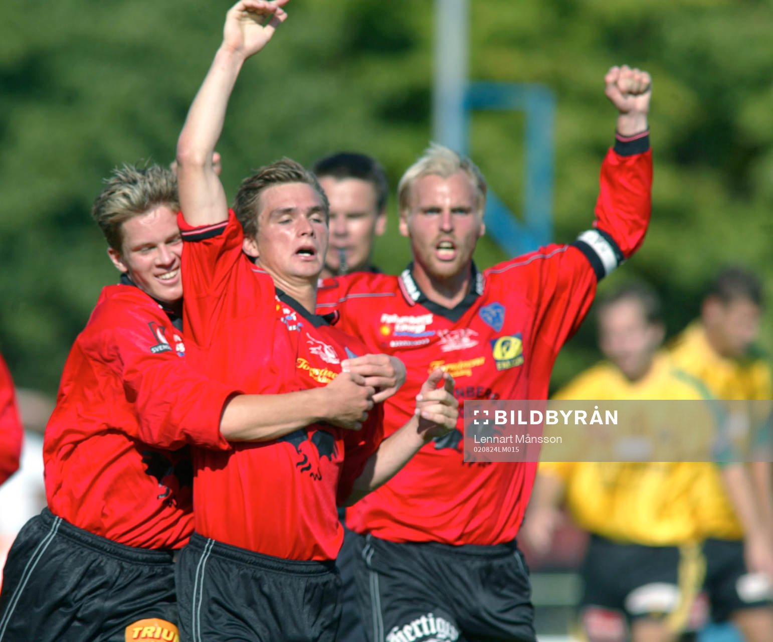 Måljubel. Jubel. Patrik Larsson