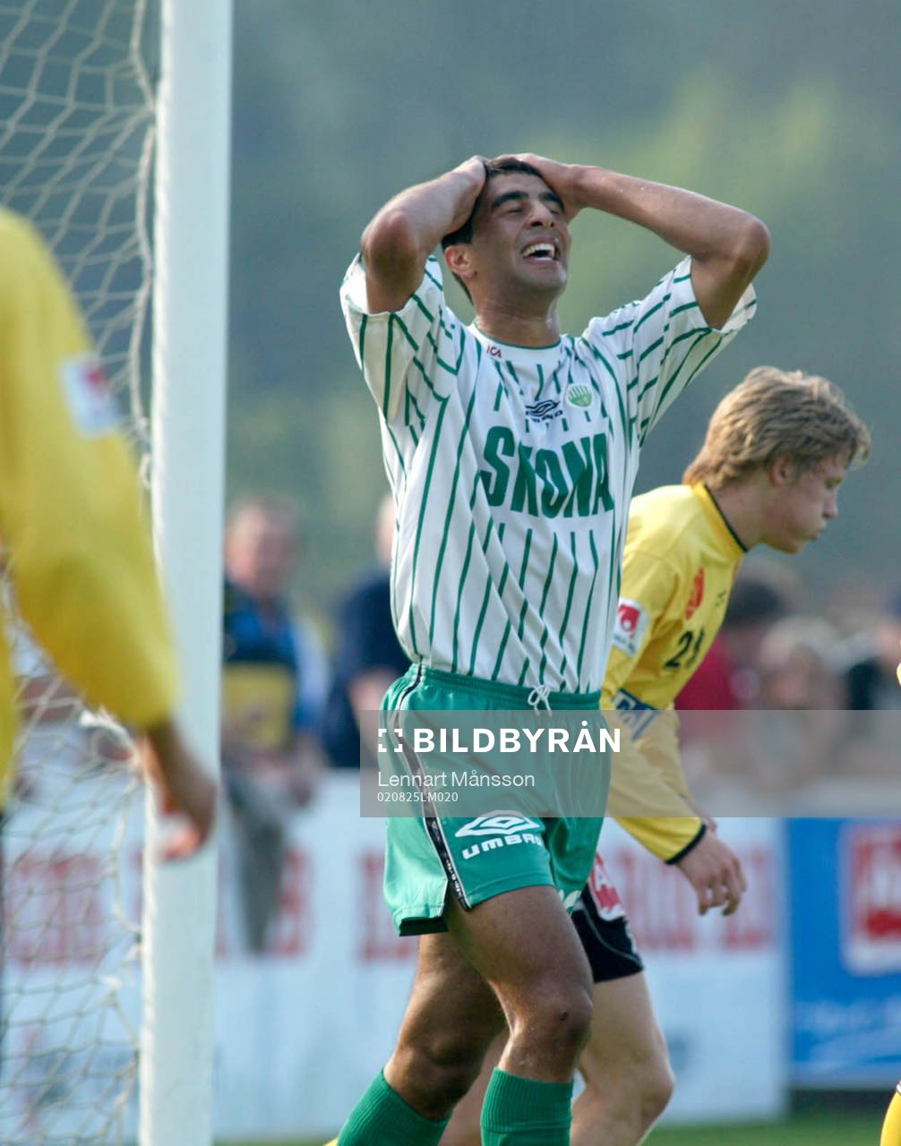 .Frölunda missade mycket vid 2-0 ledningen, här Arash