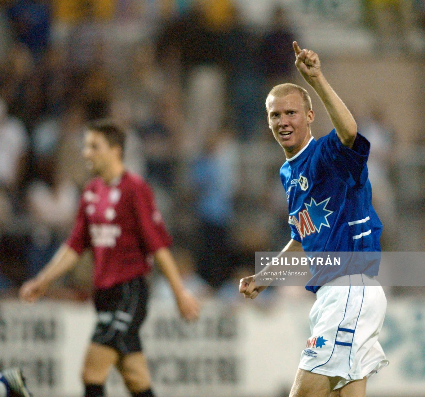Lyckat inhopp av Andreas Johansson som gjorde 2-2