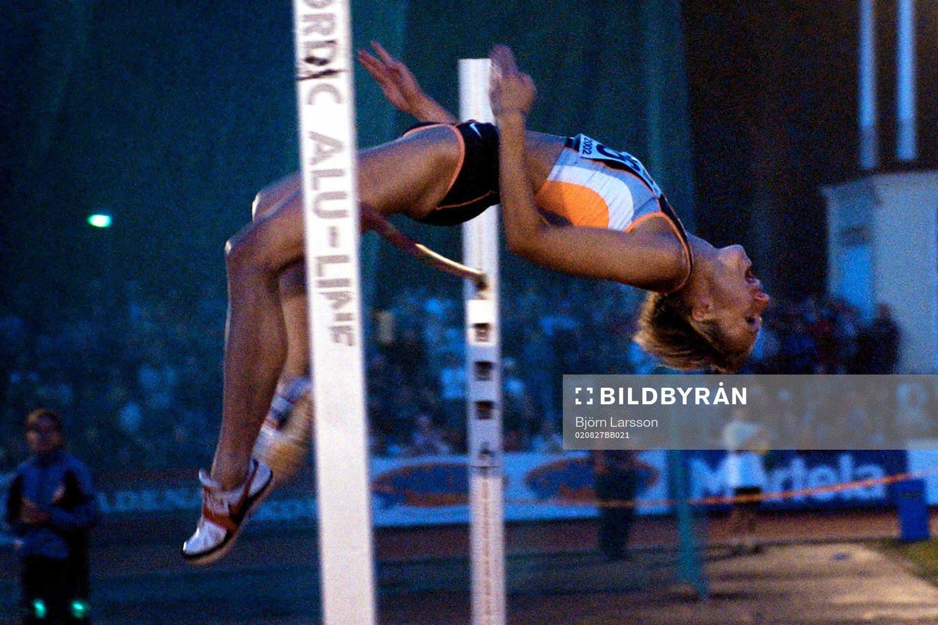 Kajsa Bergqvist stannade på 2.00 meter vid tävlingarna