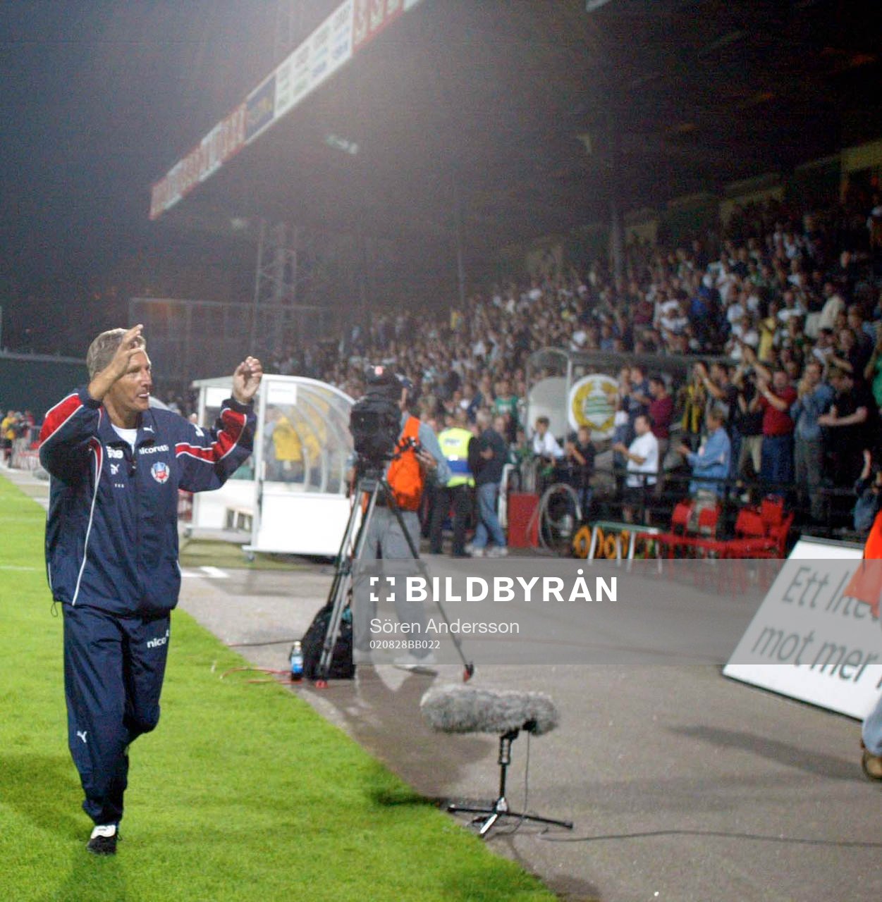 Sören Cratz, tränare Helsingborg hyllades av