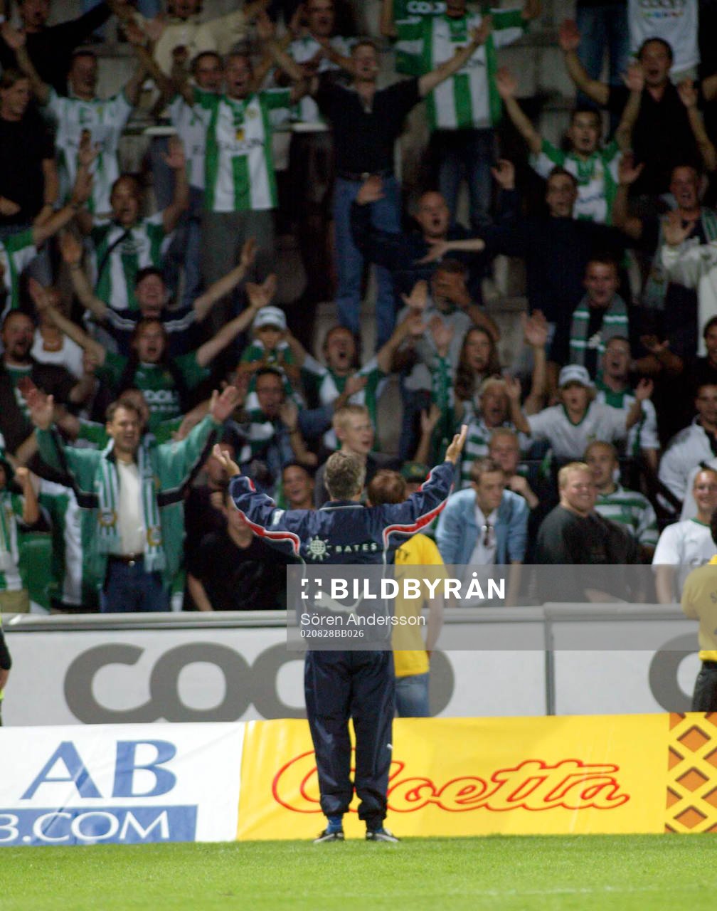 Sören Cratz, tränare Helsingborg hyllades av