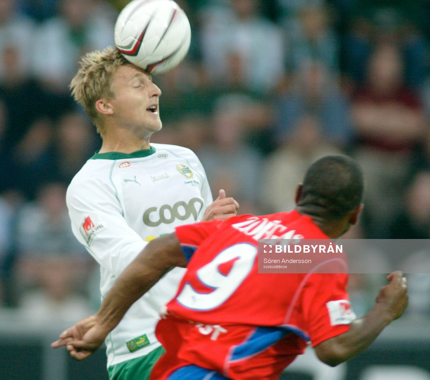 Jonas Stark, Hammarby och Alvaro Santos, Helsingborg