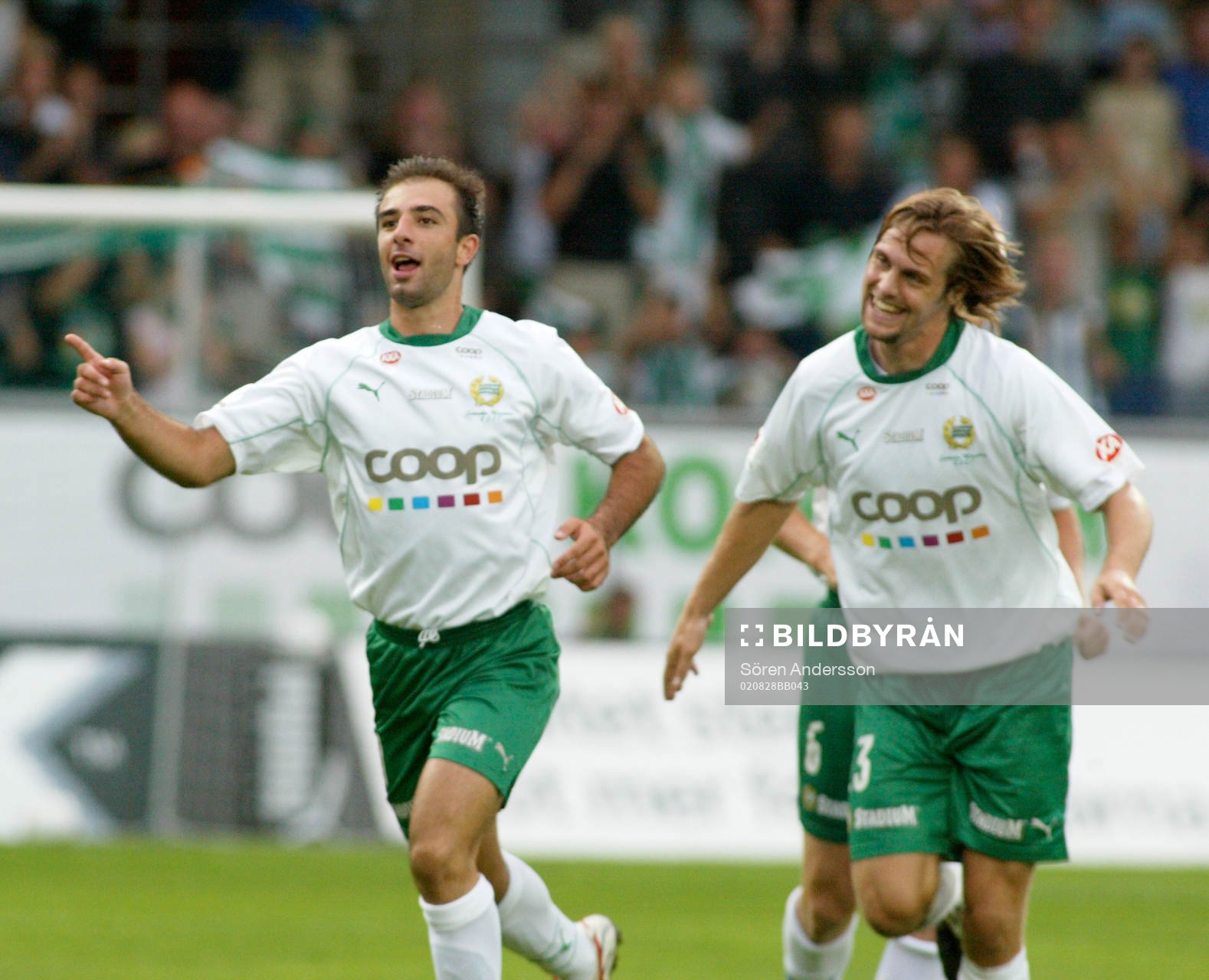 Kennedy Bakircioglou och Max Von Schlebrygge, jubel,