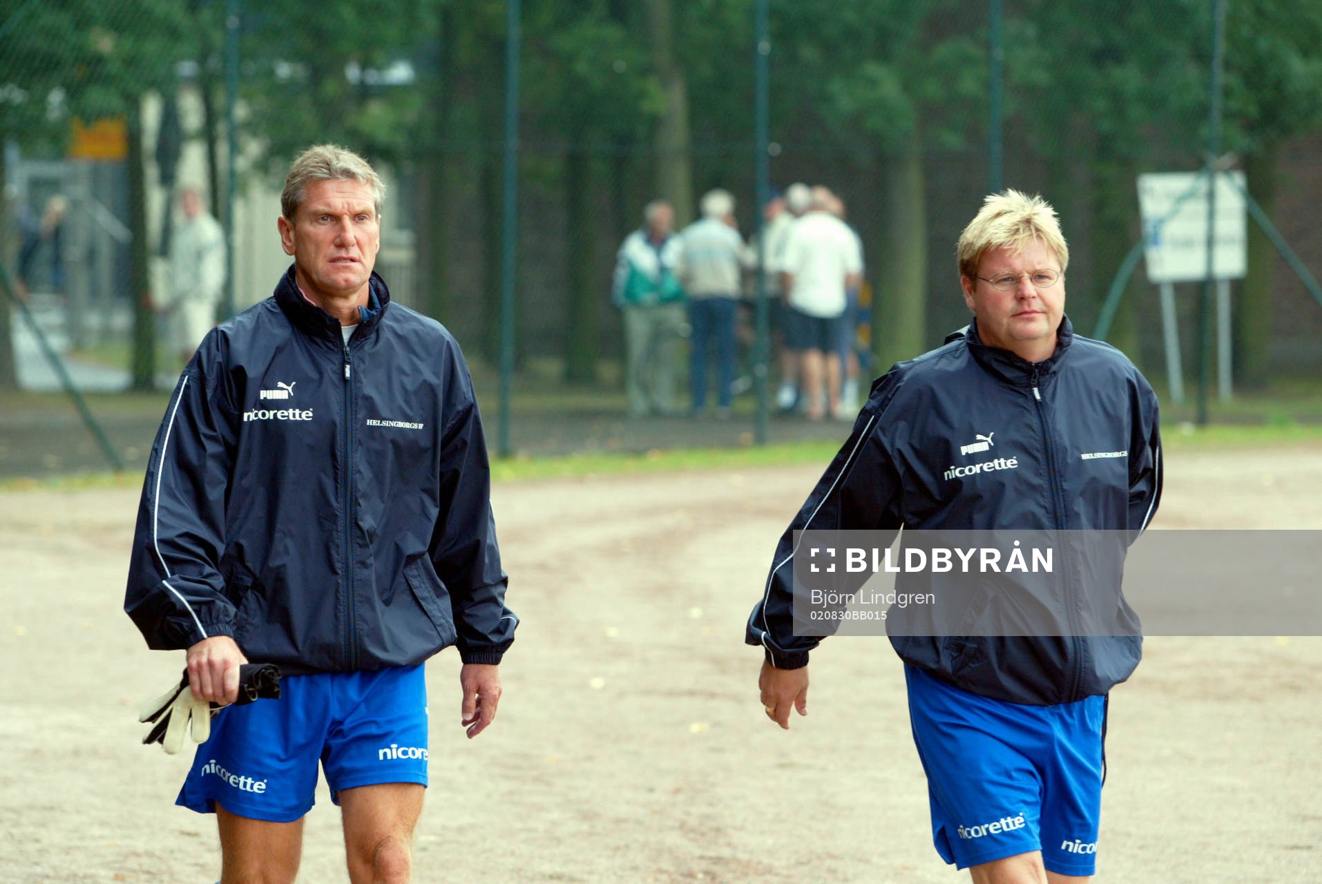 Peter Swärdh, ny tränare i Helsingborg och Mats Svensson,