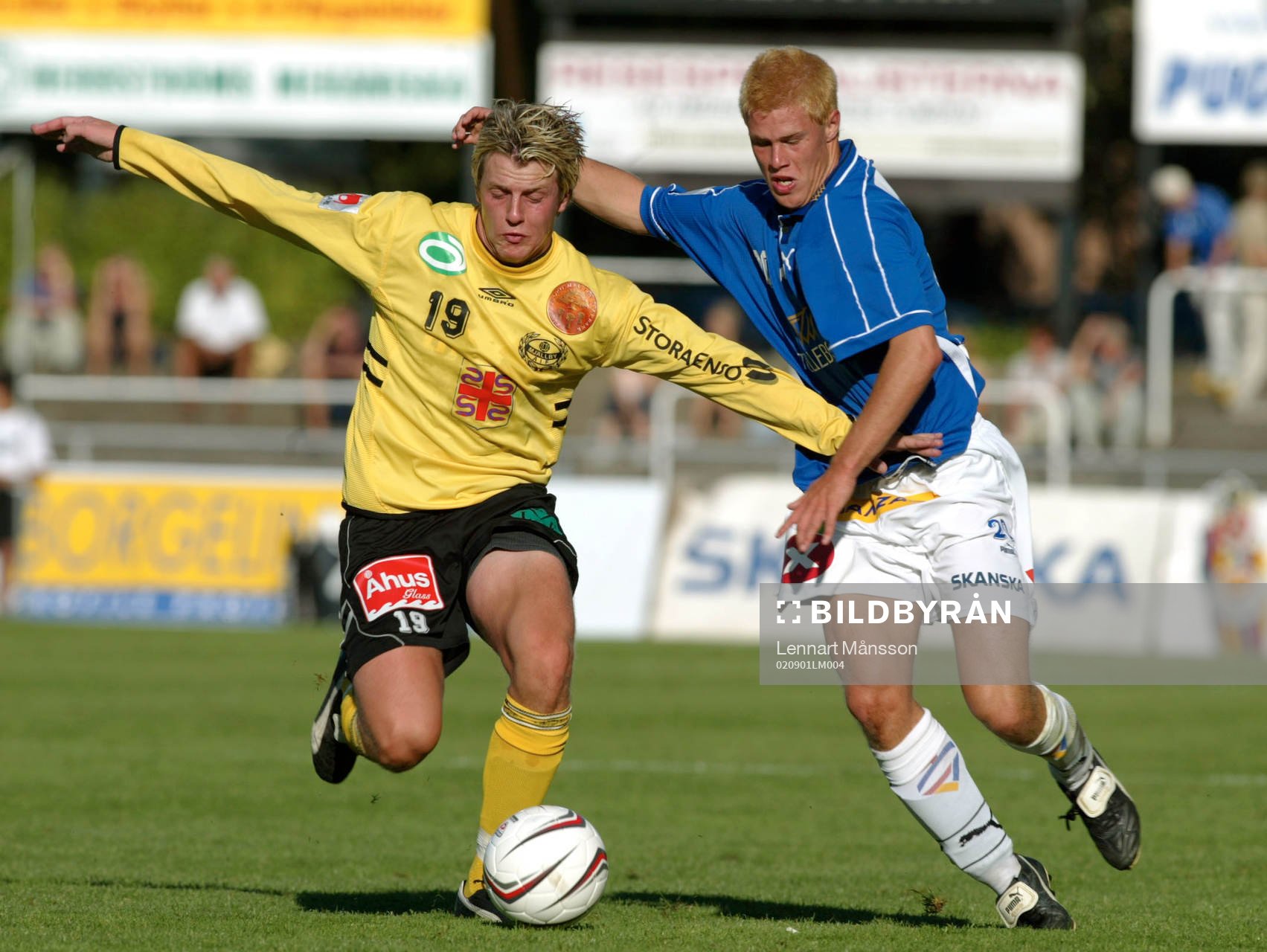 Daniel Nilsson, Mjällby och Dennis Melander, TFF