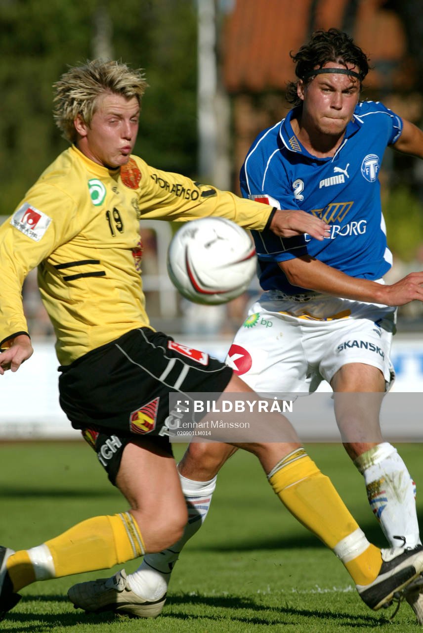 Daniel Nilsson, Mjällby och Jens Sloth, Trelleborg