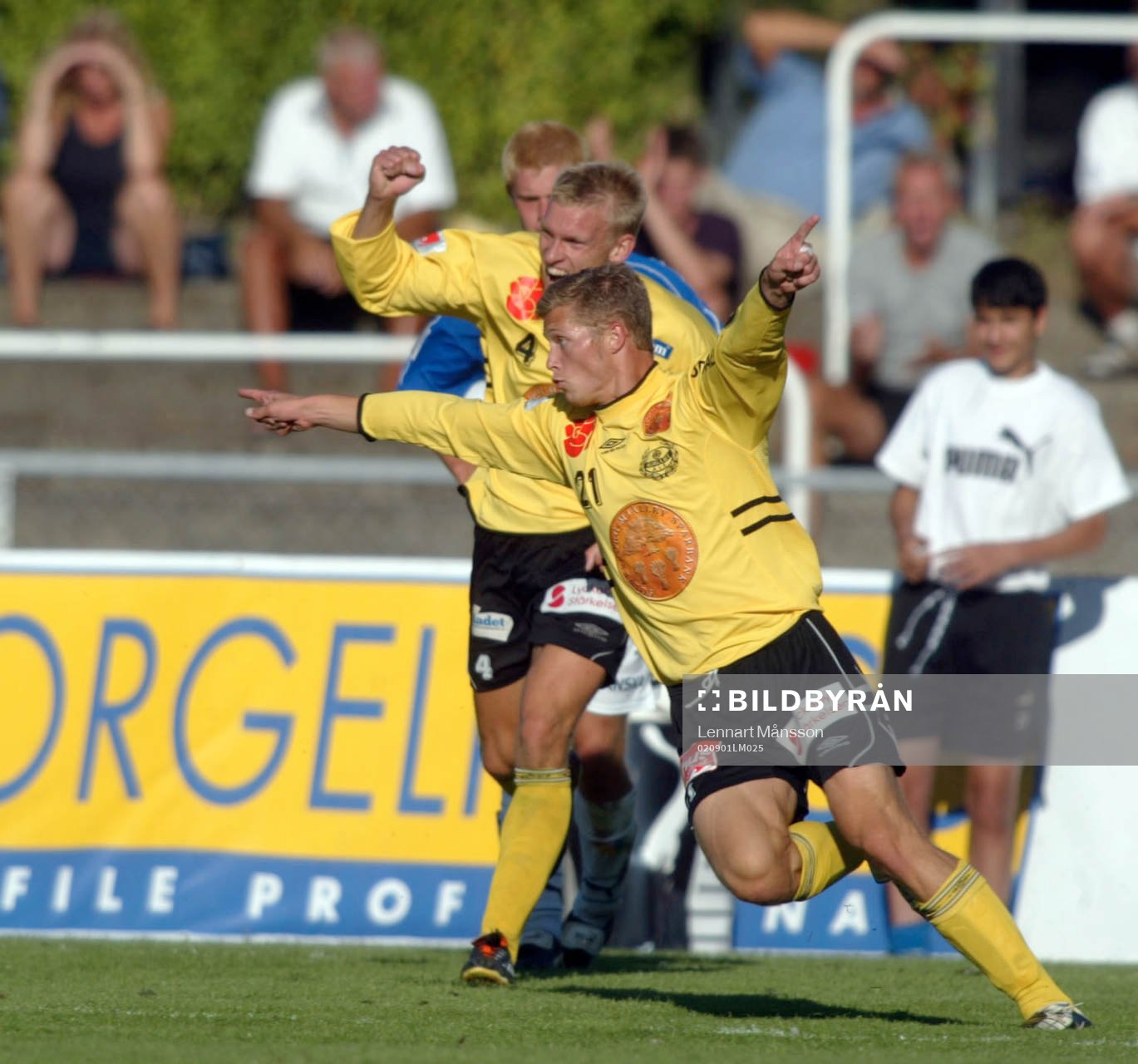 Mattias Andersson, Mjällby jublar (jubel)