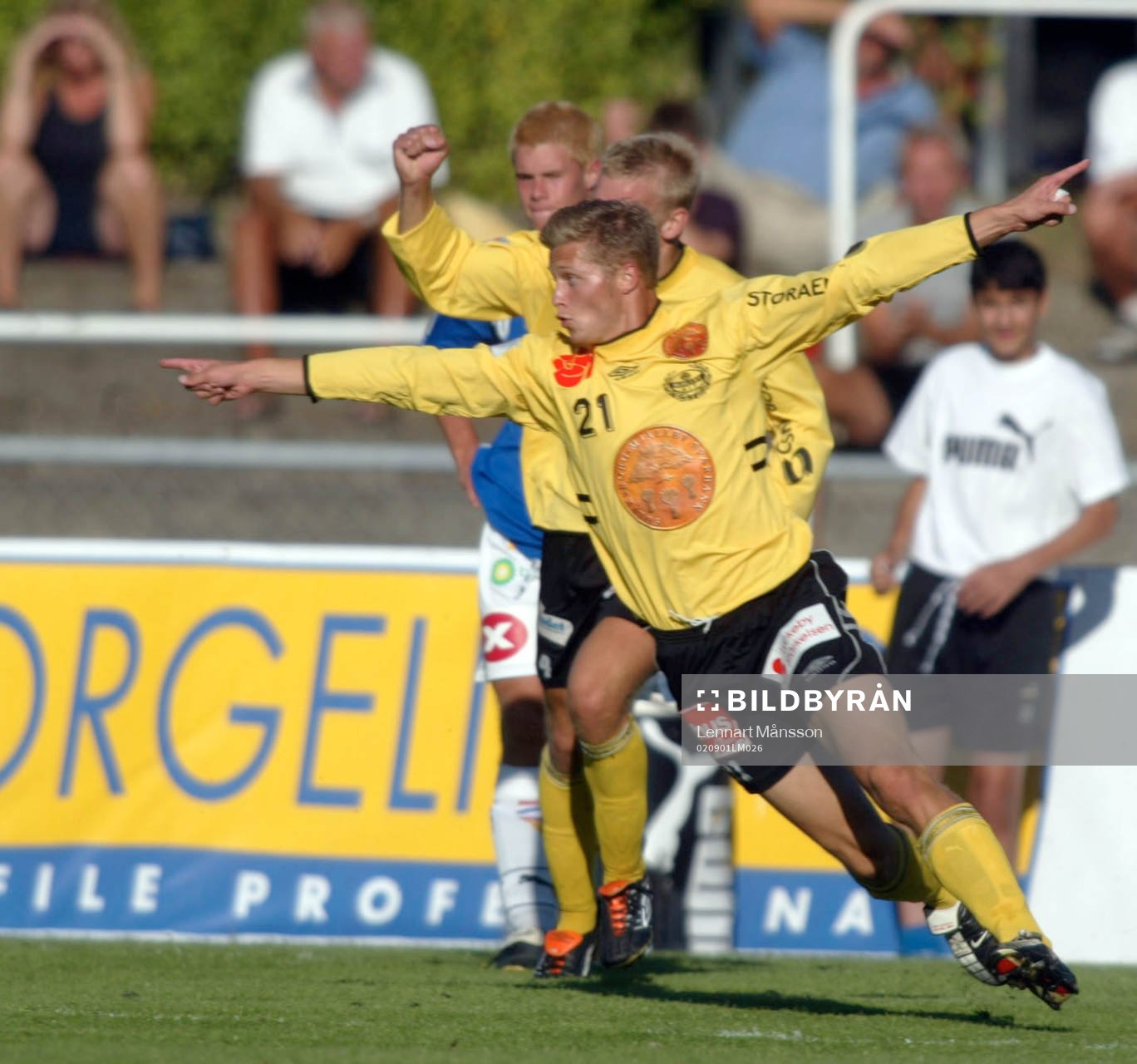 Mattias Andersson, Mjällby har gjort 0-1