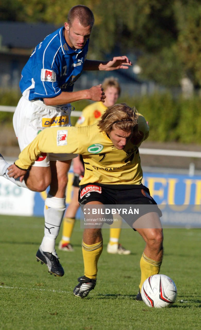 Johan Svensson, Mjällby med ryggsäck