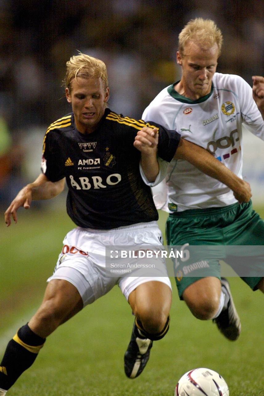 Martin Åslund, AIK och Mikael Andersson, Hammarby