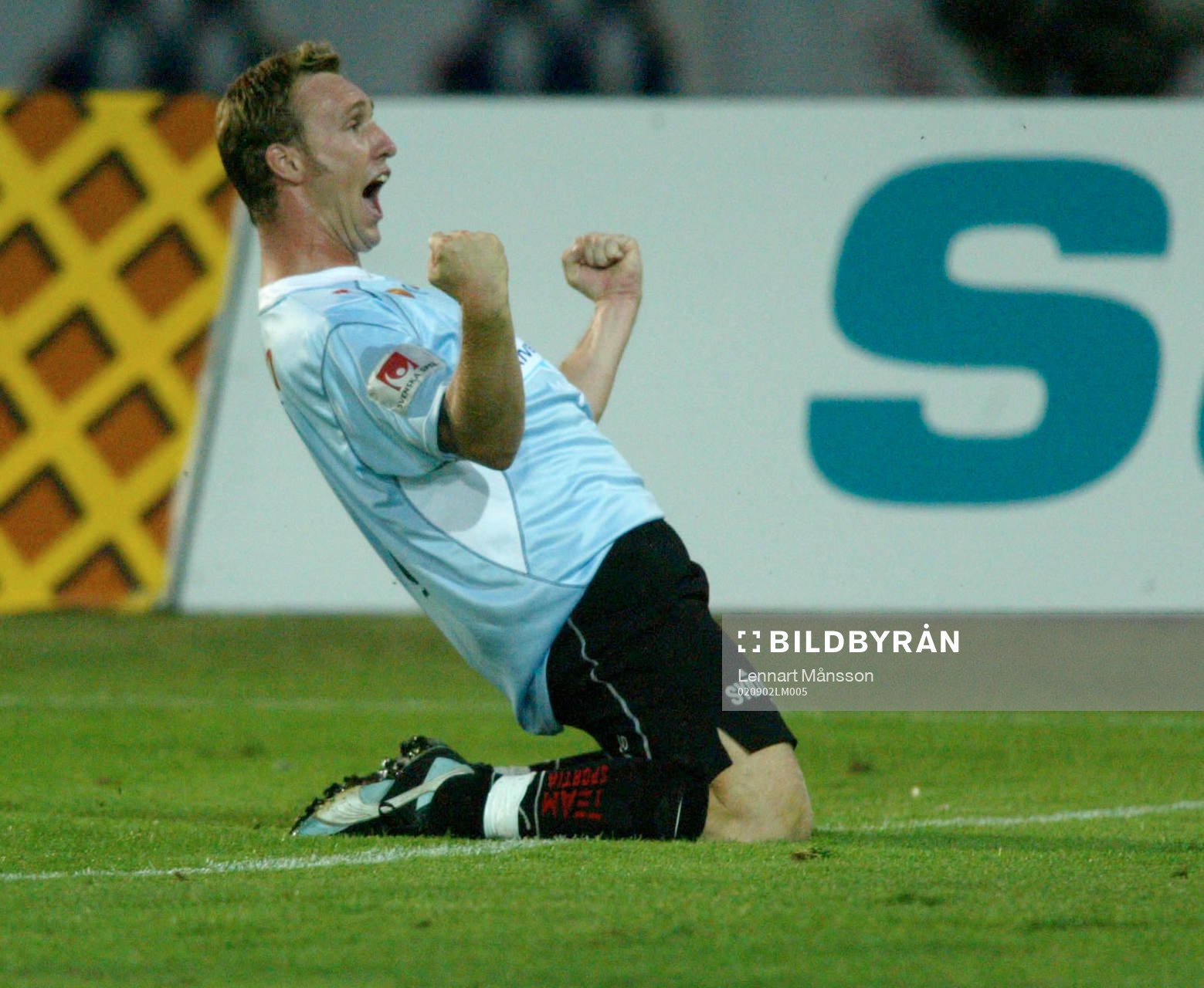  Niklas Skoog, Malmö FF,  jublar.