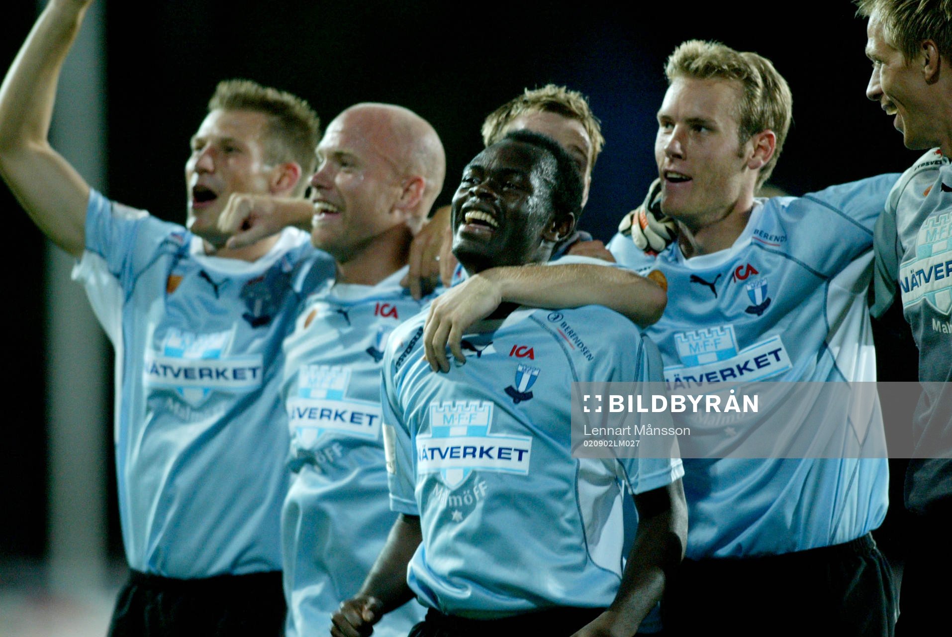 Josef Elanga, Malmö FF,  i centrum