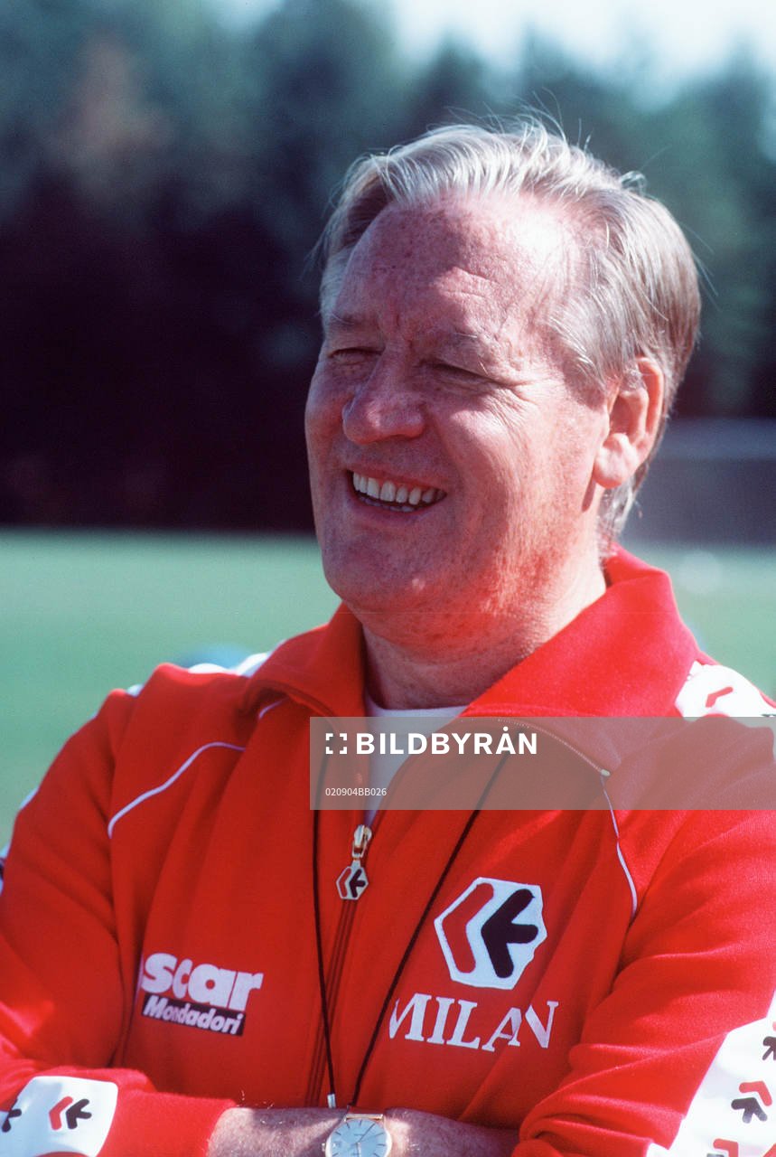 Nils Liedholm, tränare, Milan