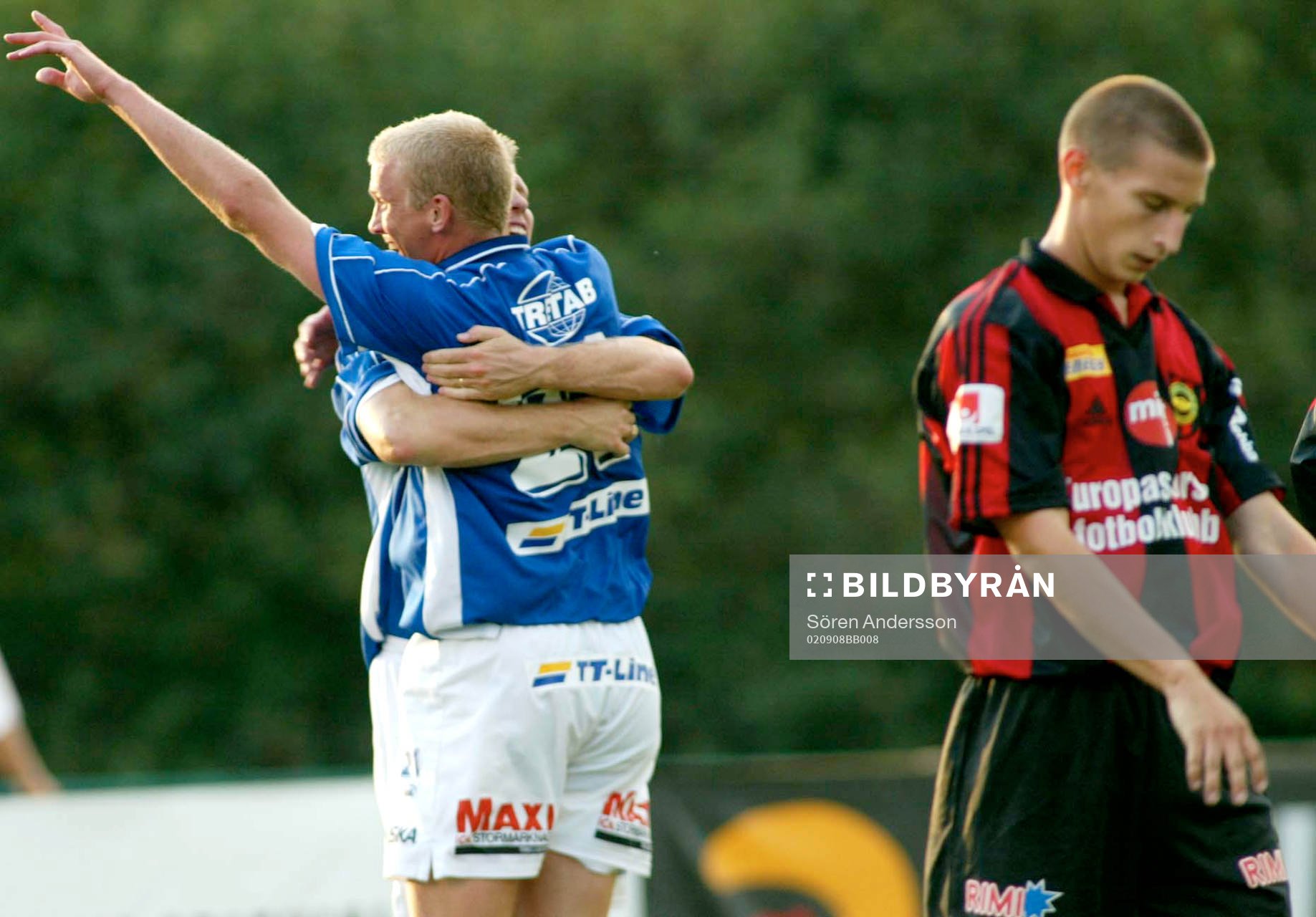 Thomas Magnusson och Mats Lilienberg. Jubel, Trelleborg och