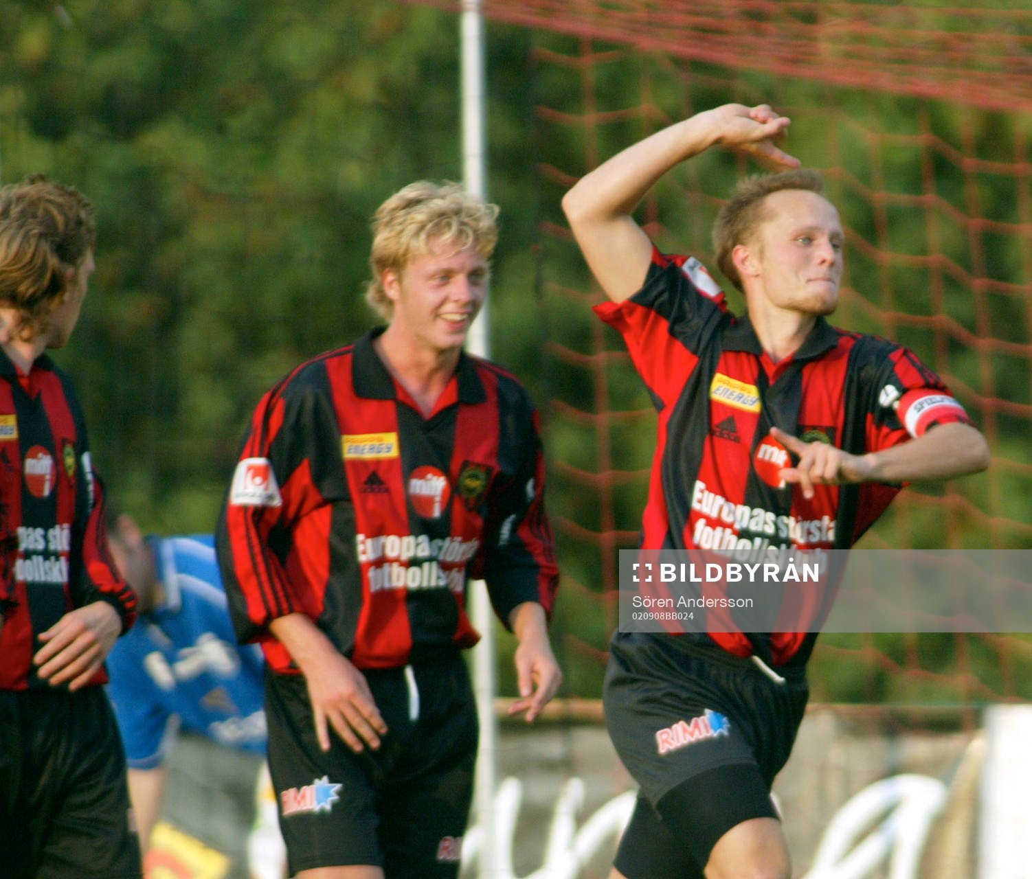 Nicklas Carlsson, jubel, Brommapojkarna
